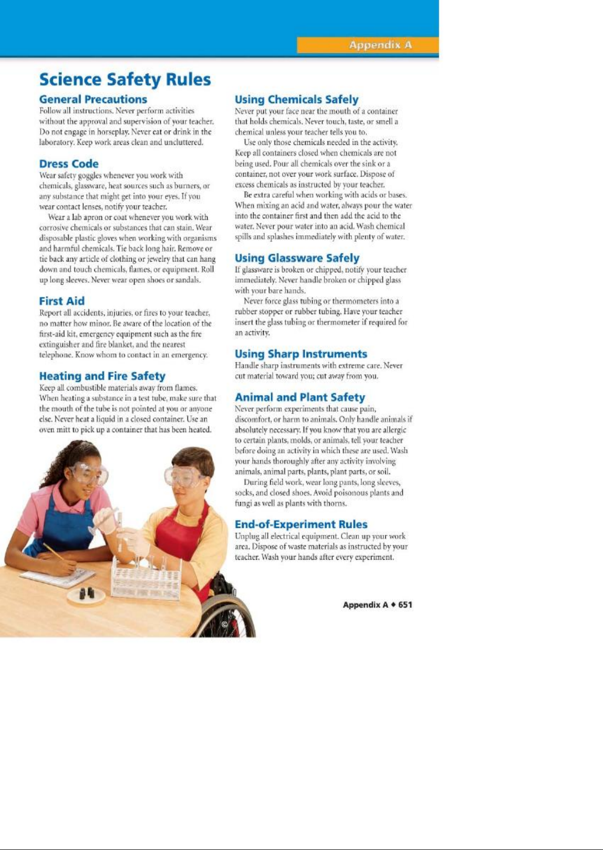 Focus on California 8th Grade Physical Science Textbook Appendix A-E Download